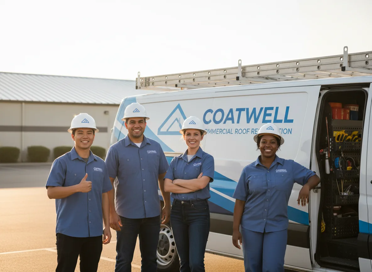 Commercial roof coating company in Stratford, NY